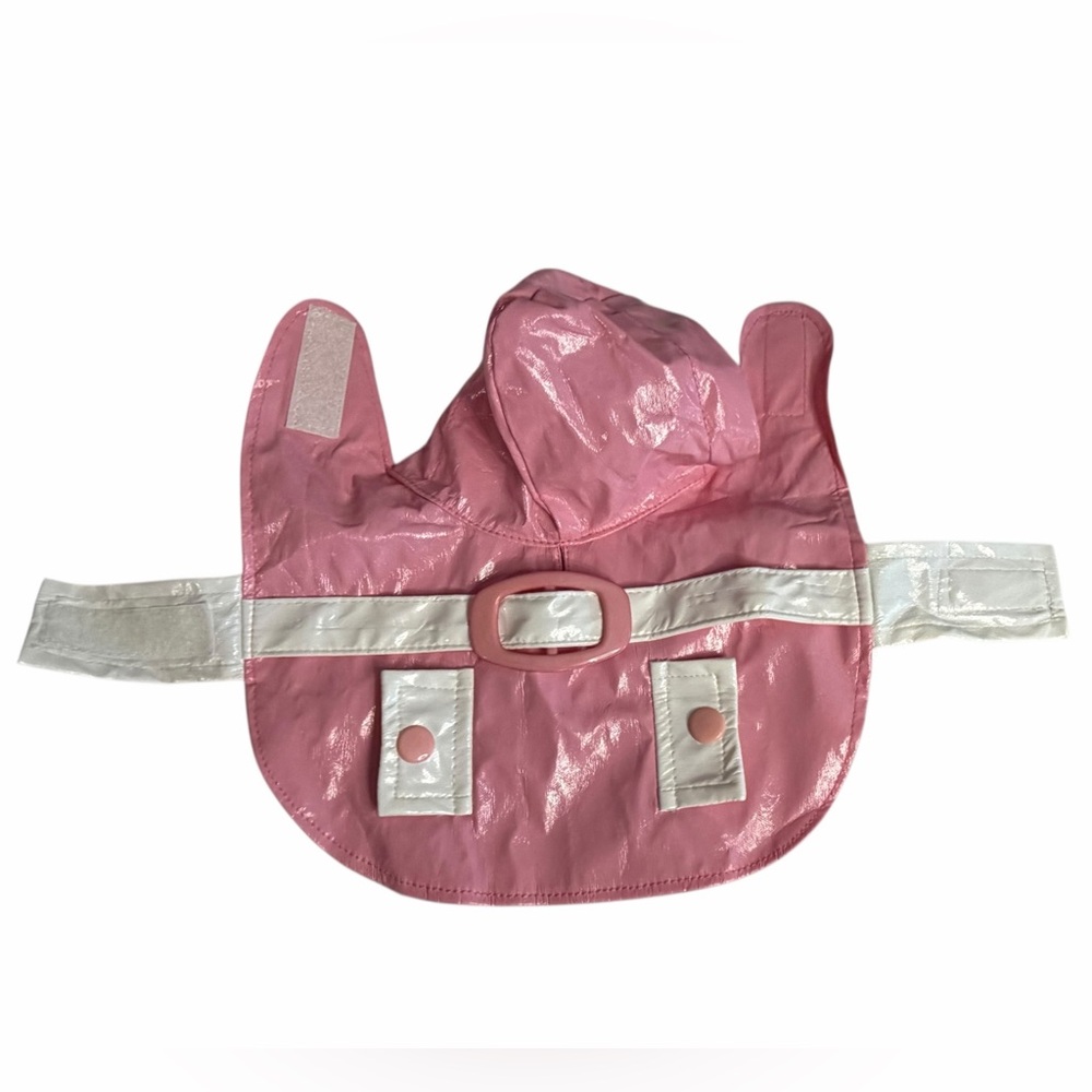 Pink & White Penn-Plax XXS Mini Dog Raincoat - Picture 5 of 13